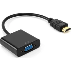 HDX2019 VGA To HDMI Dönüştürücü (Siyah)