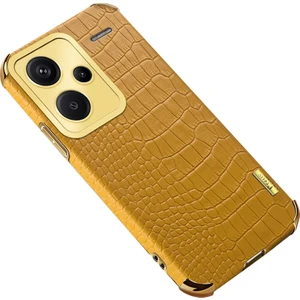 LR Joyful LR Joyful Xiaomi Redmi Note 13 Pro+ Timsah Doku Elektrografya Telefon Kapağı (Yurt Dışından)