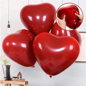 Balon Diyarı Özel Günler Için Yüksek Kalite Kalp Balon