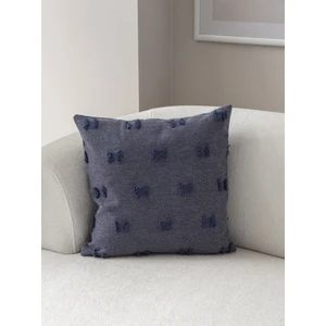 Mavi Bohem Punch Dokuma Kırlent Kılıfı