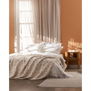 Julien Çift Kişilik Yatak Örtüsü Seti - Pudra