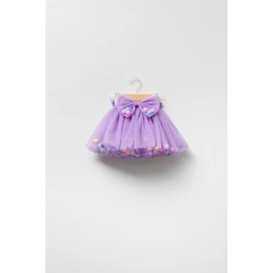 Kız Çocuk Kırmızı Astarlı Ponponlu Tütü Etek