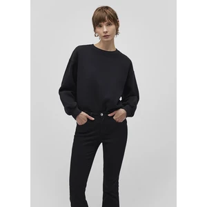 Kadın Bisiklet Yaka Regular Fit Basic Sweatshirt