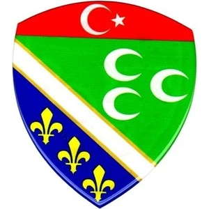 Osmanlı Boşnak Arma Damla Sticker - Oto Sticker Osmanlı Boşnak Arma Damla Sticker Model 2