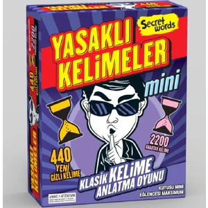 Yasaklı Kelimeler Mini Tahmin Etme Kart Oyunu