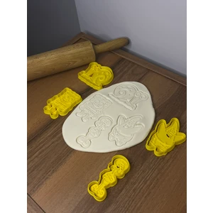 Süngerbob (Kare Pantalon) Kurabiye Kalıbı Seti