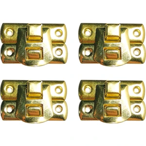 Yaylı Klips Sarı 4 Adet 20x30 mm Kutu Kapak ve Sandık Kilit