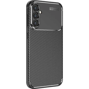 Samsung Galaxy S24 Fe Kılıf Negro Karbon Desen Auto Focus Silikon