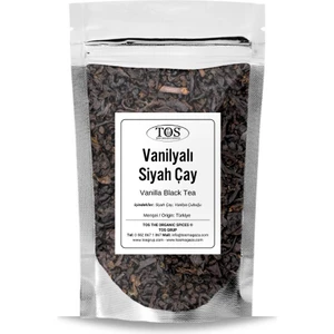 TOS The Organic Spices Vanilyalı Siyah Çay 40 gr
