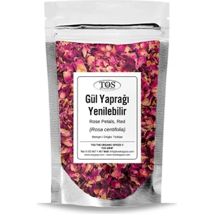 Gül Yaprağı 50 gr Yenilebilir (1. Kalite) Rosa Centifolia / Rose Petals, Red