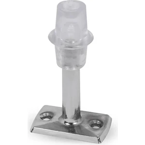 1 Adet Lüks Metal Vidalı Kapı Stoperi Tamponu Durdurucu Tutucu 10 cm Kapı Stopu Silikonlu