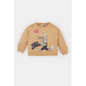 Erkek Bebek Space Jam Bisiklet Yaka İçi Yumuşak Tüylü Sweatshirt D4605A524AU