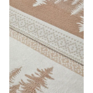 Winterfell Pamuklu Çift Kişilik Battaniye 200X220 cm Bej