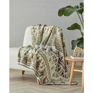 Noble Pine Akrilik Tv Battaniye 130X170 cm Yeşil