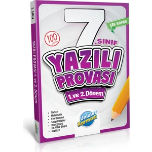 7. Sınıf Tüm Dersler 1. ve 2. Dönem Yazılı Provası