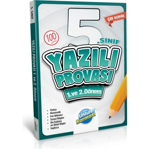 5. Sınıf Tüm Dersler 1. ve 2. Dönem Yazılı Provası