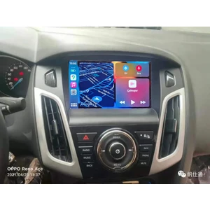 Ford Focus 3 / 4（2012-2018） Android Kablosuz Carplay Navigasyon Multimedya 9 Inch Ekran 1G Ram+16GB Hafıza Çerçeveli ve arka görüş kameralı