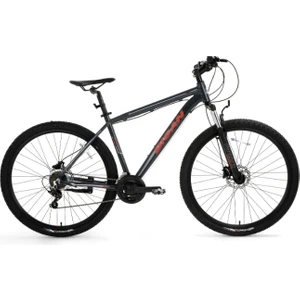 Atlas-Hd 27,5" Jant Parlak Gri/kırmızı 48CM Kadro Hidrolik Disk Dağ Bisikleti