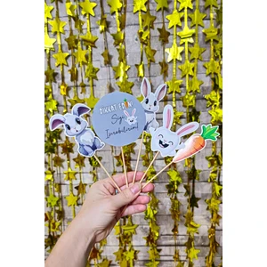 İlk Dişim Çıktı Kürdan Süsleri Cupcake Süsleri Diş Buğdayı 10'lu Paket