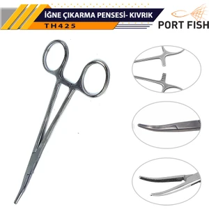 Port Fish Iğne Çıkarma Pensesi Kıvrık