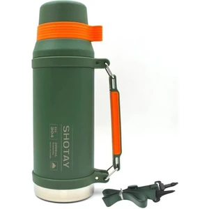 Çelik Termos Camper Large 2000ML Haki
