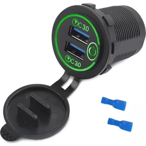 Açma Kapama Anahtarlı Hızlı 3.0 ( Quick ) Şarj Yeşil Işık