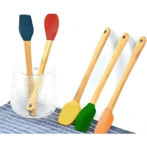 Bambu Silikon Spatula Seti 5 Li MİEN-456
