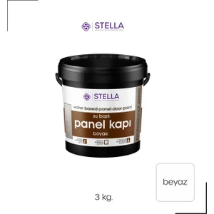 Su Bazlı Panel Kapı Boyası Beyaz 3 kg