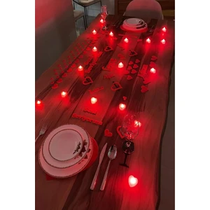 Bkmc Party 82 Parça Romantik Doğum Günü Masa Süslemesi Keçe Seti Evlilik Teklifi Yıldönümü Romantik Set