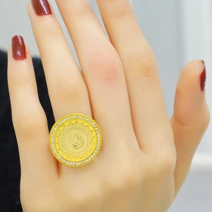 Aytek Gold 22 Ayar Çeyrek Altınlı Yüzük