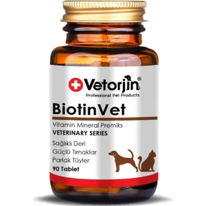 Tüy Döken Kedi ve Köpekler Için Biotin Tablet 90 Adet