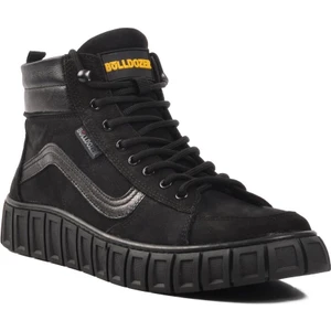 250117 Siyah Nubuk Hakiki Deri Erkek Bot