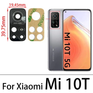 Xiaomi Mi 10T Arka Kamera Camı Lens Yapışkanlı