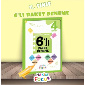 Hakim Yayınları Hakim 4.sınıf Beceri Temelli Sorularla 6 Lı Paket Deneme