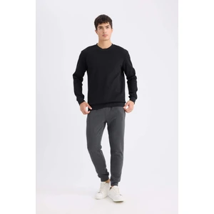Slim Fit Dar Kesim İnce Jogger Eşofman Altı Basic Düz Pike Beli Bağcıklı Lastikli Paça Cepli R9262AZ24AU