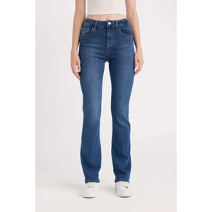 Bootcut Normal Bel Cepli Uzun Jean Yıkamalı Pantolon D5527AX24WN