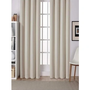 Krem Saten Güneşlik Perde