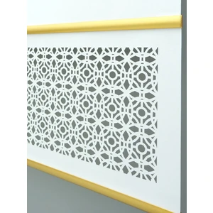 Lazer Kesim Stor Perde - Gold Lama Detaylı