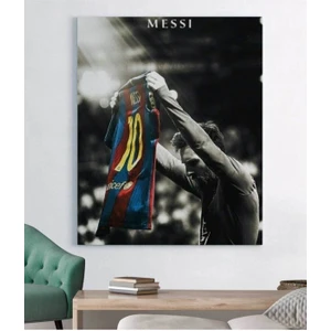 Limitless Design Messi Hd Baskı Kanvas Tablo