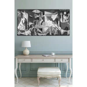 Limitless Design Pablo Picasso Guernica Hd Baskı Kanvas Tablo Dev Boy (120 X 60 Cm )