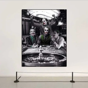 Limitless Design Dekoratif Joker Hd Baskı Kanvas Tablo