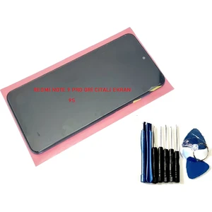 Xiaomi Redmi NOTE 9 PRO Lcd Ekran Dokunmatik Orijinal (Full ÇITALI GRİ) Tamir Seti
