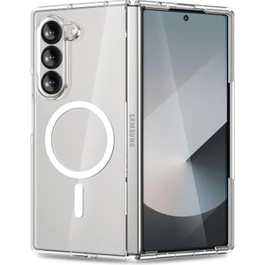 Samsung Galaxy Z Fold 6 Magsafe Özellikli Şeffaf Telefon Kılıfı