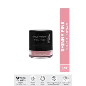 Bade Natural Sparkle Powder Shinny Pink - Çok Amaçlı Toz Işıltılı Aydınlatıcı
