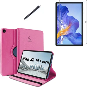 Honor Pad X8 10,1 Inç (AGM3-W09HN) 360° Dönebilen Standlı Tablet Kılıfı Ekran Koruyucu ve Kalem Seti