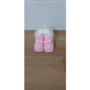 Triko Fiyonklu Bebek Patik