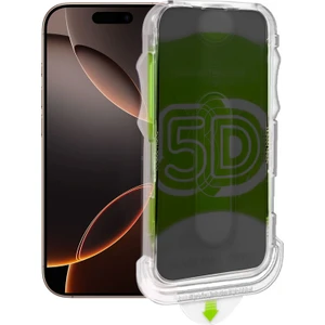 iPhone 16 Pro Max Ekran Koruyucu Hizalama Aparatlı Privacy Hayalet Tam Kaplayan Temperli Cam