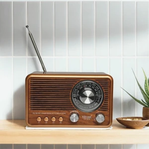 Modern, Ahşap, Nostaljik Radyo - Bluetootlu, Fenerli, Kibar, Fm Radyo & Şıklık ve Tarz Bir Arada (Videolu Ürün)