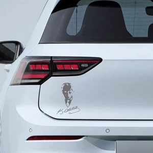 Atatürk İmza Sticker - Atatürk Sticker - Oto Sticker - Araba Sticker - Araç Sticker