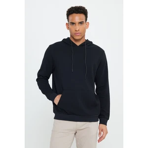 Altınyıldız Classics 2 Iplik Sıcak Tutan Standart Fit Normal Kesim Kapüşonlu Ottoman Desenli Cepli Sweatshirt